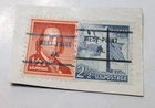 ✨VINTAGE✨ 1954 Bunker Hill 2 1/2 Cents US Stamp & ½ Cent Stamp