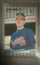 1989 Fleer - John Smoltz #602 (RC)