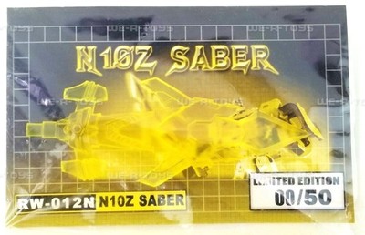 Renderform Robot 3rd Party N10Z Saber Accessory RW-012N Limited Edition 2013 NEW
