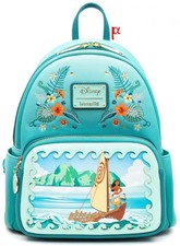 Mochila Floral Loungefly Disney Moana Heihei & Moana Ocean Sailing Exclusiva LE