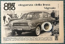 Rare 1964 Fiat 850 Vignale Advertising