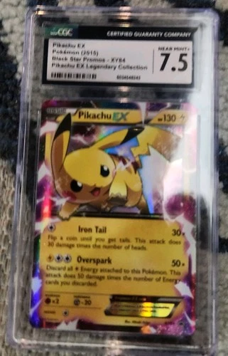 Pikachu EX 2015 Pokemon Lengendary Collection CGC 7.5 XY 84