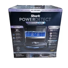 Shark RV2820YE Robot Vacuum & Mop PowerDetect NeverTouch Combo - New