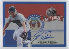 2018 Leaf Metal Draft State Pride Blue 14/35 Jeremy Eierman #SP-JE1 Auto 0c6
