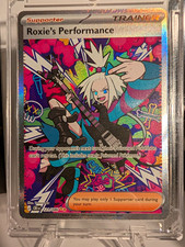 Pokemon TCG Roxie's Performance 231/236 Cosmic Eclipse Full Art Holo SR Eng