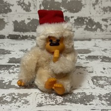 Vintage Russ Berrie Baby Gonga Thumb Sucking Christmas Hat Plush Stuffed Animal