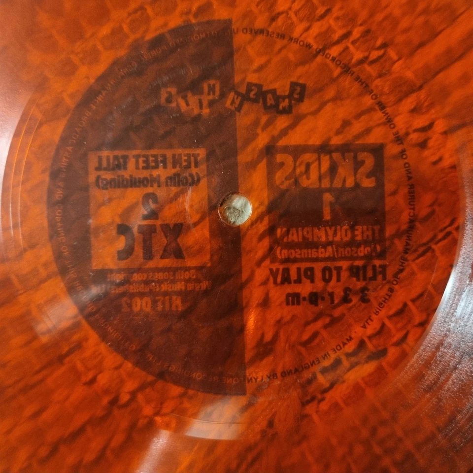 Skids / XTC – The Olympian / Ten Feet Tall 1980 Smash Hits Flexi New Wave - Image 4 of 4