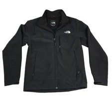 North Face Mens Black Apex Windwall Jacket Small Full Zip