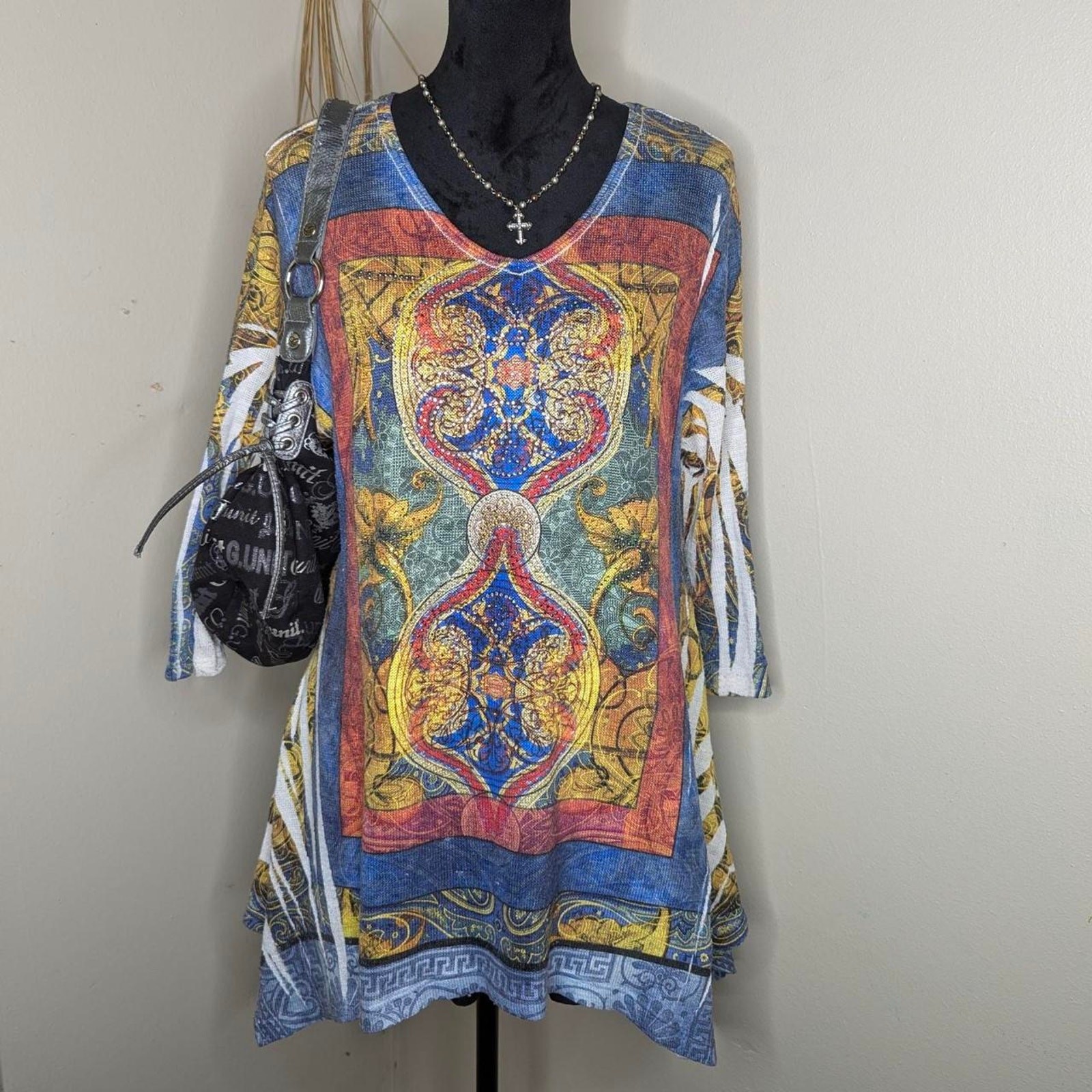 Cactus multi colored top size large - image 1