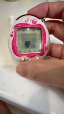 BANDAI 2004 Tamagotchi Plus Keitai Strawberry Yogurt Untested Japan Strap Loose
