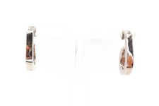 Vintage Mexico Sterling Silver 925 Hoop Earrings ATI