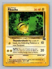 Pikachu 27 Promo Wizards Black Star Promos Pokemon Moderately Played on eBay
