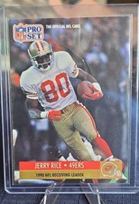 1991 Pro Set - League Leader Jerry Rice #11