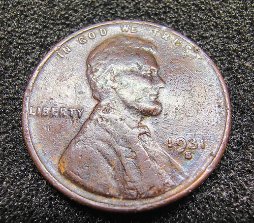 1931-S Lincoln Wheat Cent - San Francisco - Key Date - 886K Mintage - VG-F Det.