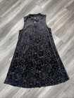 Girls Dress Black Velvet Floral Flare Party Formal,Pink & Violet Size 14 — photo 1