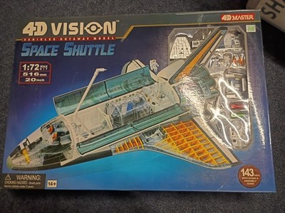 4D Vision Space Shuttle (4D Master) 1:72 Scale NIB. Retired. (2009)