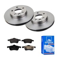 ATE Bremsscheiben Ø280MM + BremsbelÄGe Vorne FÜR VW Transporter T4 VAG