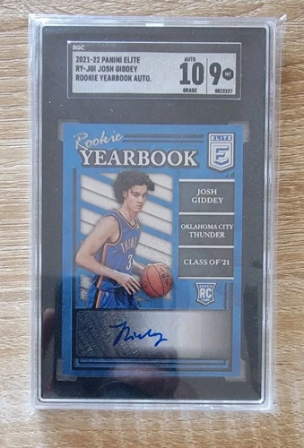 2021-22 Donruss Elite - Rookie Yearbook Autographs Josh Giddey #RY-JGI (AU, RC)
