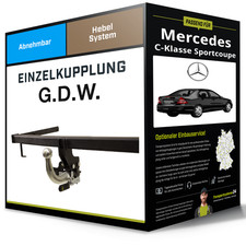 Abnehmbare Anh&auml;ngerkupplung f&uuml;r MERCEDES C-Klasse Sportcoupe 01-08 CL203 G.D.W.