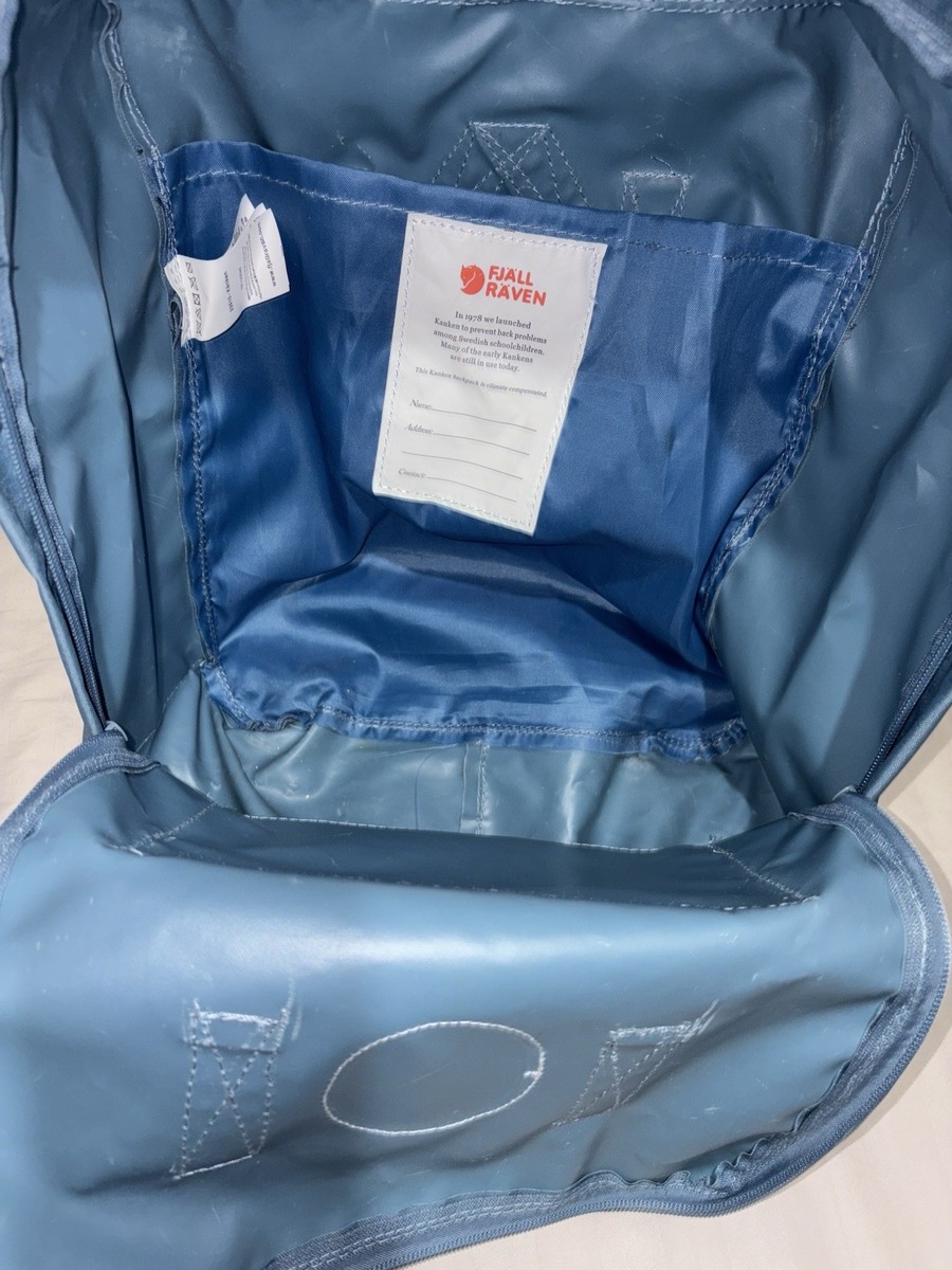 Fjallraven Kanken Classic Pack Sky Blue Backpack Bag Style