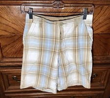 Girls Faded Glory Plaid Shorts Size 12 - 26 W