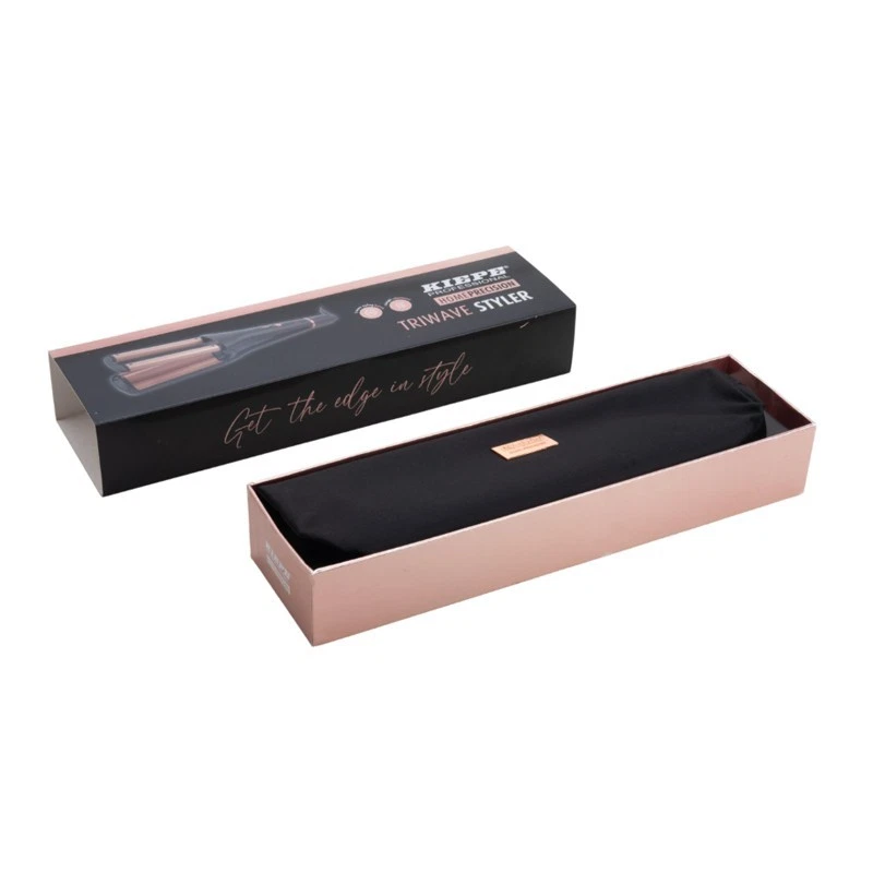 ferro per capelli effetto onda piastra onde 3 tubi regolabili kiepe triwave - Immagine 4 di 4