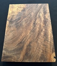 Curly Claro Walnut, Craft Wood, 13  Long, 10  Wide, 1 15/16  Thick, Dry