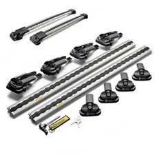 Dachgepäckträger für Alfa Romeo 156 Sportwagon Kombi (932) 2000-2006 Silber