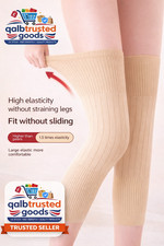 Cashmere Wool Knee Support Pads for Men & Women | Winter Leg Warmers | Cold Weat