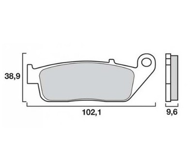 Bremsbeläge Bremsen Vorder-Hinter Honda VRX T Roadstar 400 1995