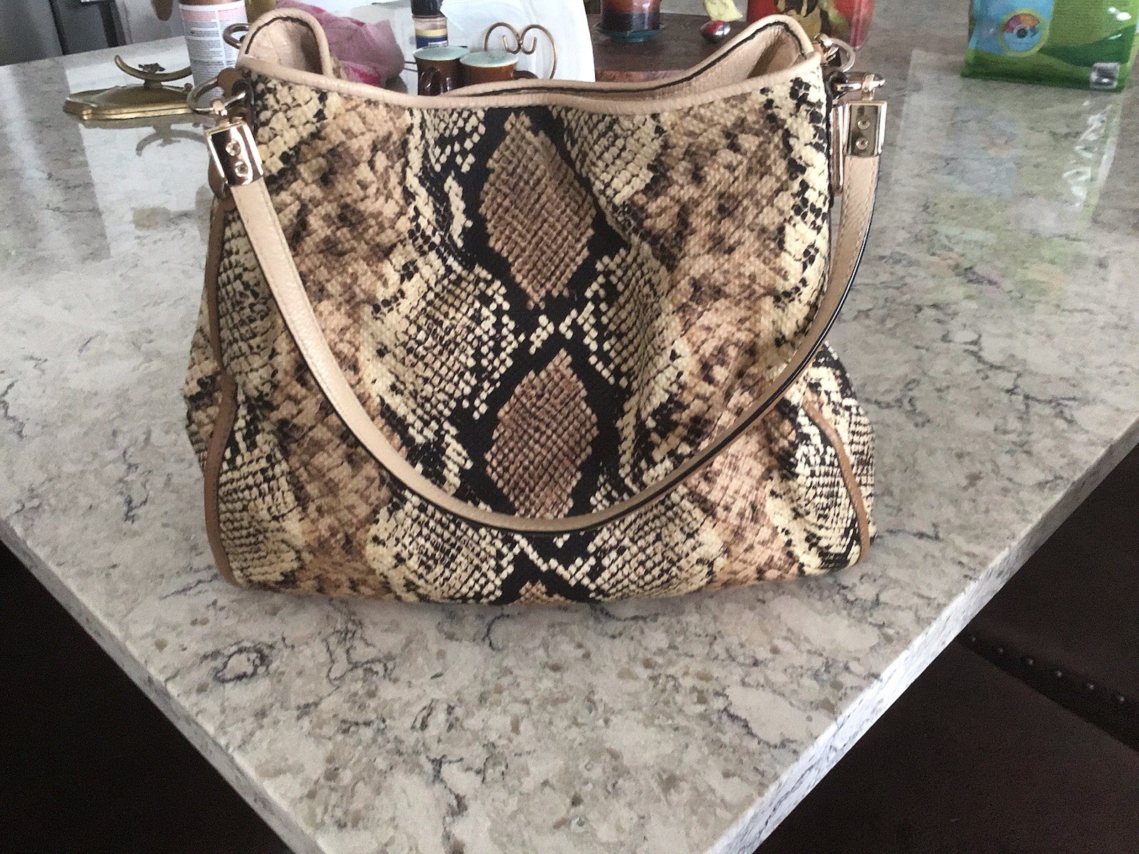Coach Madison Phoebe Shoulder Bag – Python Snakes… - image 1