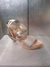 Neuwertige REPLAY Plateauschuhe Gr 41 Sandaletten High Heels beige Kork 1879