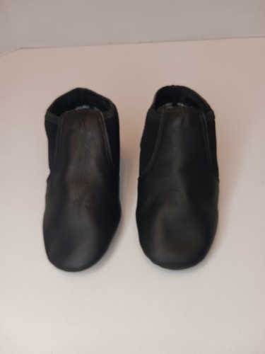 Revolution Dance Wear Shoes Jazz Youth Leather 651 Recital Slip On 13 M 1218 Bl - Picture 2 of 10