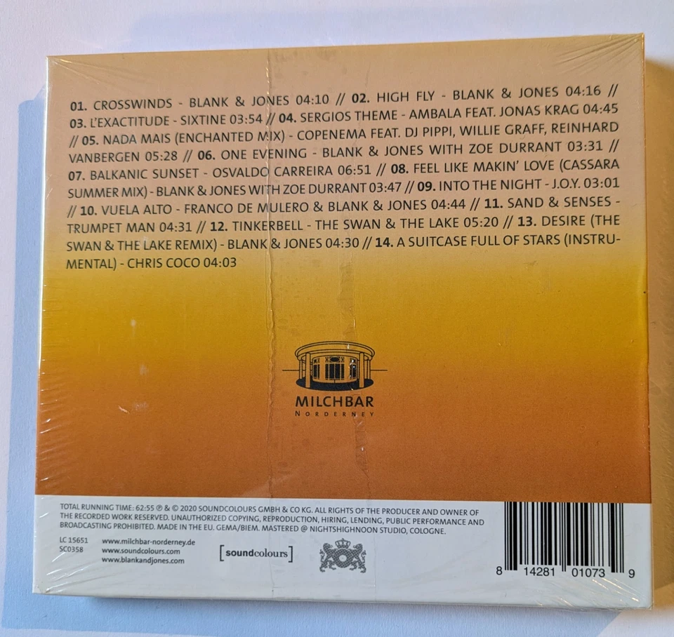 Milchbar - Seaside Season 12 Compiled by Blank & Jones Neu und Originalverpackt - Bild 2 von 2