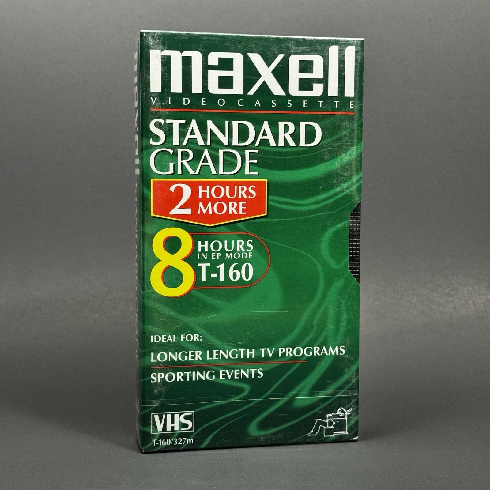 Maxell Videocassette Standard Grade VHS T-160 Blank Video Ta