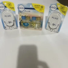 FEBREZE PLUG-IN (2-PACK) SERENE VANILLA Scented Oil REFILL. (2) FREE WARMER