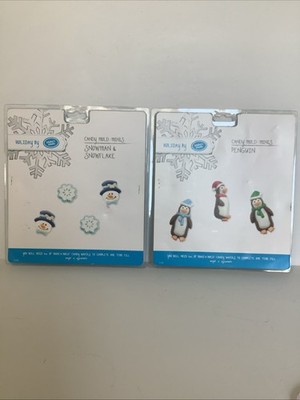 Make  n Mold Candy Mold Minis SNOWMAN / SNOWFLAKE / PENGUIN New