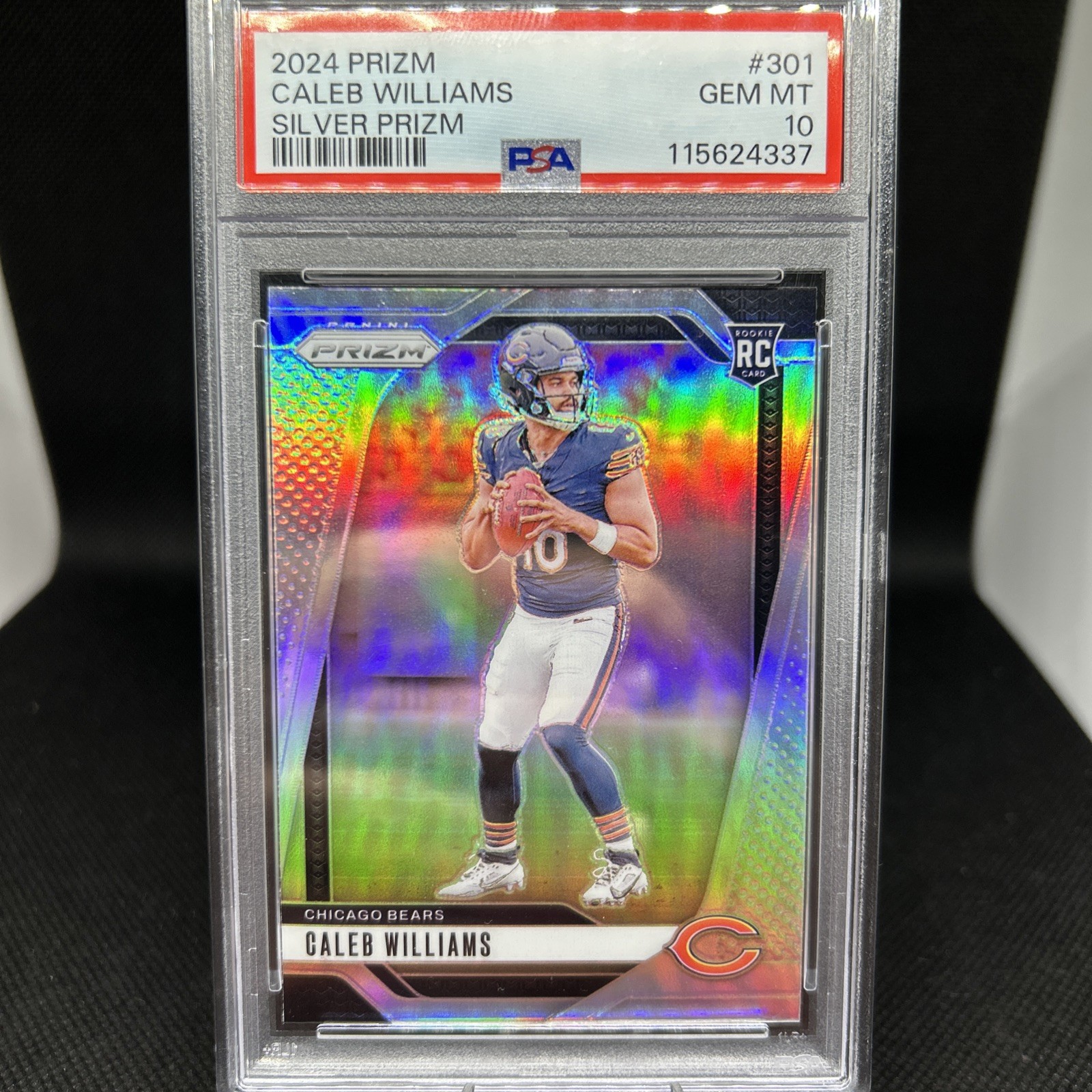 2024 Panini Prizm - Caleb Williams #301 Silver Prizm (RC) PSA 10 ROOKIE 🐻 🔥🔥