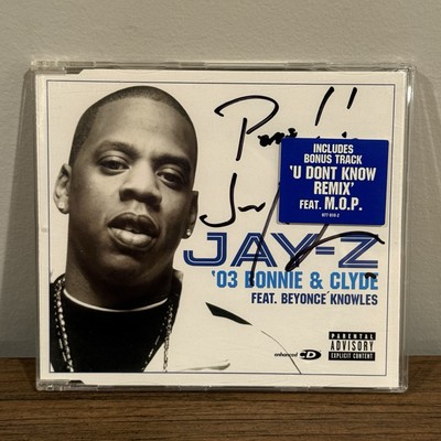 Jay-Z  03 Bonnie & Clyde Feat. Beyoncé Knowles Signed CD Single with COA 