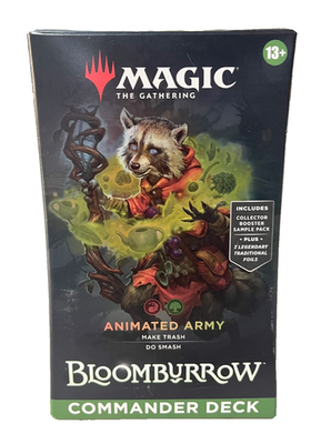 mtg bloomburrow commander deck MTG Bloomburrow Commander Deck – Animated Army – Magic The Gathering Sealed