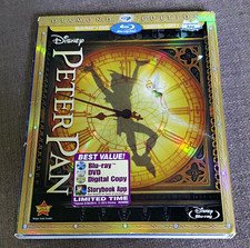 Disney Peter Pan Diamond Edition Blu-ray+DVD+Digital Copy 2013 G 77 min