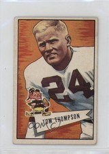 1952 Bowman Small Tommy Thompson Tommy W Thompson #26 8q5