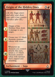 Origin of the Hidden Ones #36 Universes Beyond: Assassin's Creed