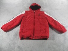 Jordan Jacket Youth Large 18/18 Red Hooded Fleece Lined Puffer Coat Winter
