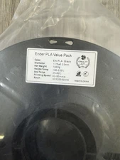 Creality Ender PLA Black 1.75mm 1kg Filament Value Pack Vacuum Sealed NEW