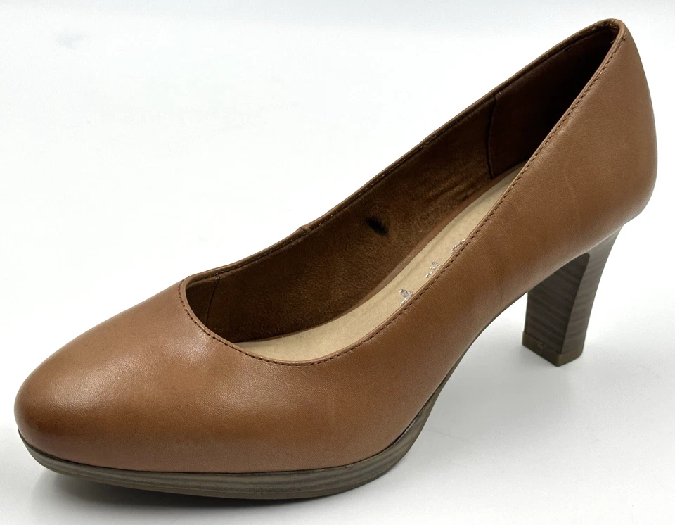 Tamaris 1-22410-28-311 Braun Gr. 39 Damen Leder Pumps UVP: 59,90€ (S/3473) - Bild 2 von 4