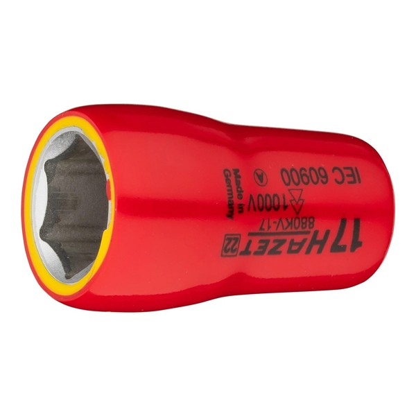 Hazet SteckschlüSsel-Einsatz Sechskant 880KV-17 Vierkant Hohl 10 Mm (3/8 Zoll)-image