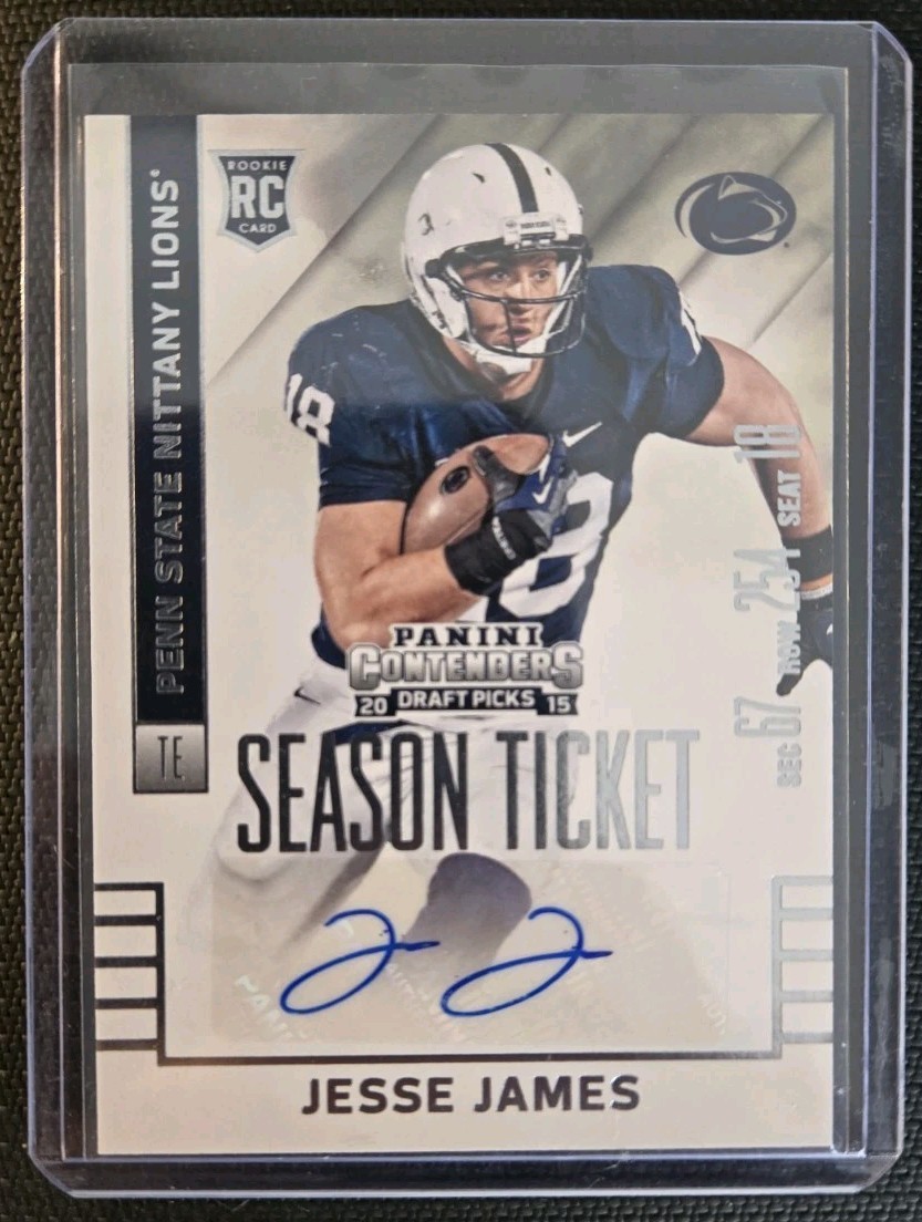 Jesse James Panini Contenders Draft Picks #197 Autograph