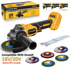 Angle Grinder 11000RPM 1200W 125mm Brushless Cordless For Dewalt 18/20V Battery