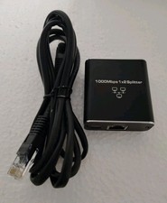 Ethernet Splitter 1 To 2 High Speed 1000Mbps Internet Splitter With Usb Power